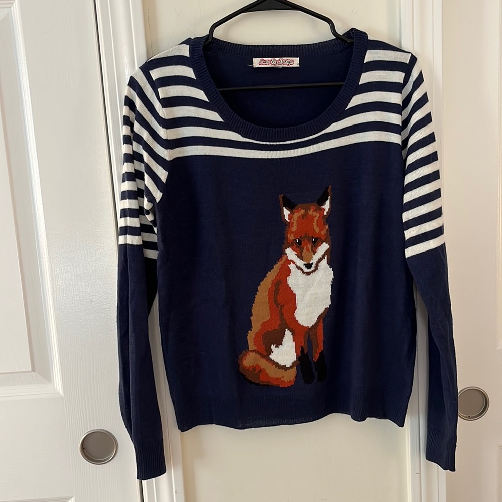Love By Design Fox Sweater